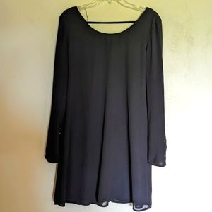 Black long sleeve dress